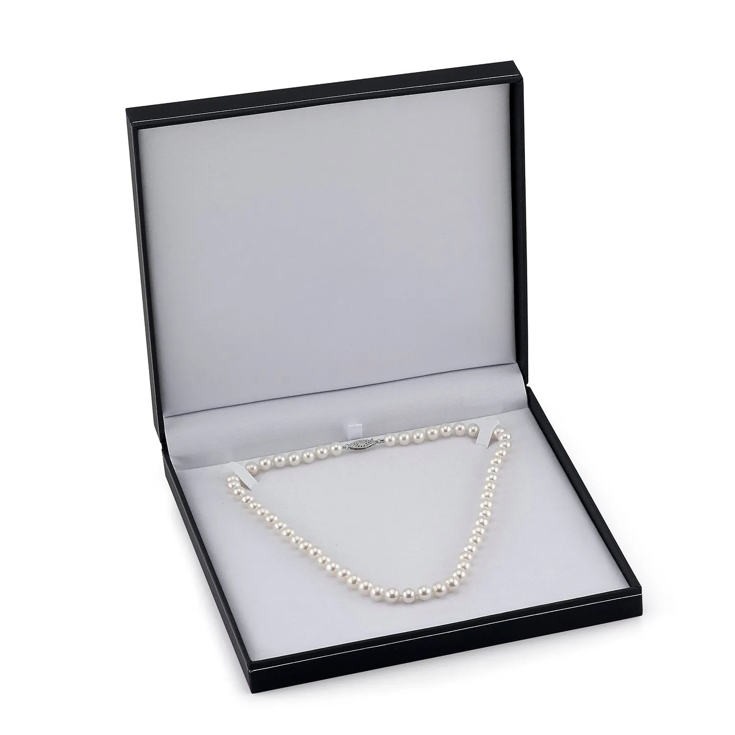 6.5-7.0mm White Freshwater Pearl Necklace - AAAA Quality