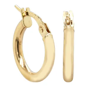 9ct Yellow Gold Small Hoops