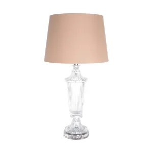 Abilene Crystal Glass Table Lamp 71cm