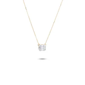 Adina - Multi Baguette 14K Gold Necklace