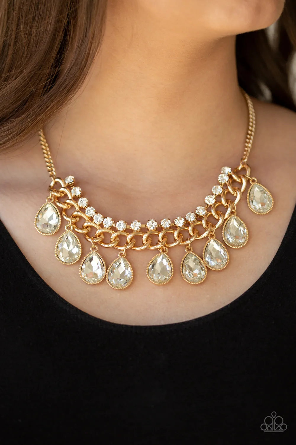 All Toget-HEIR Now Gold Necklace Set