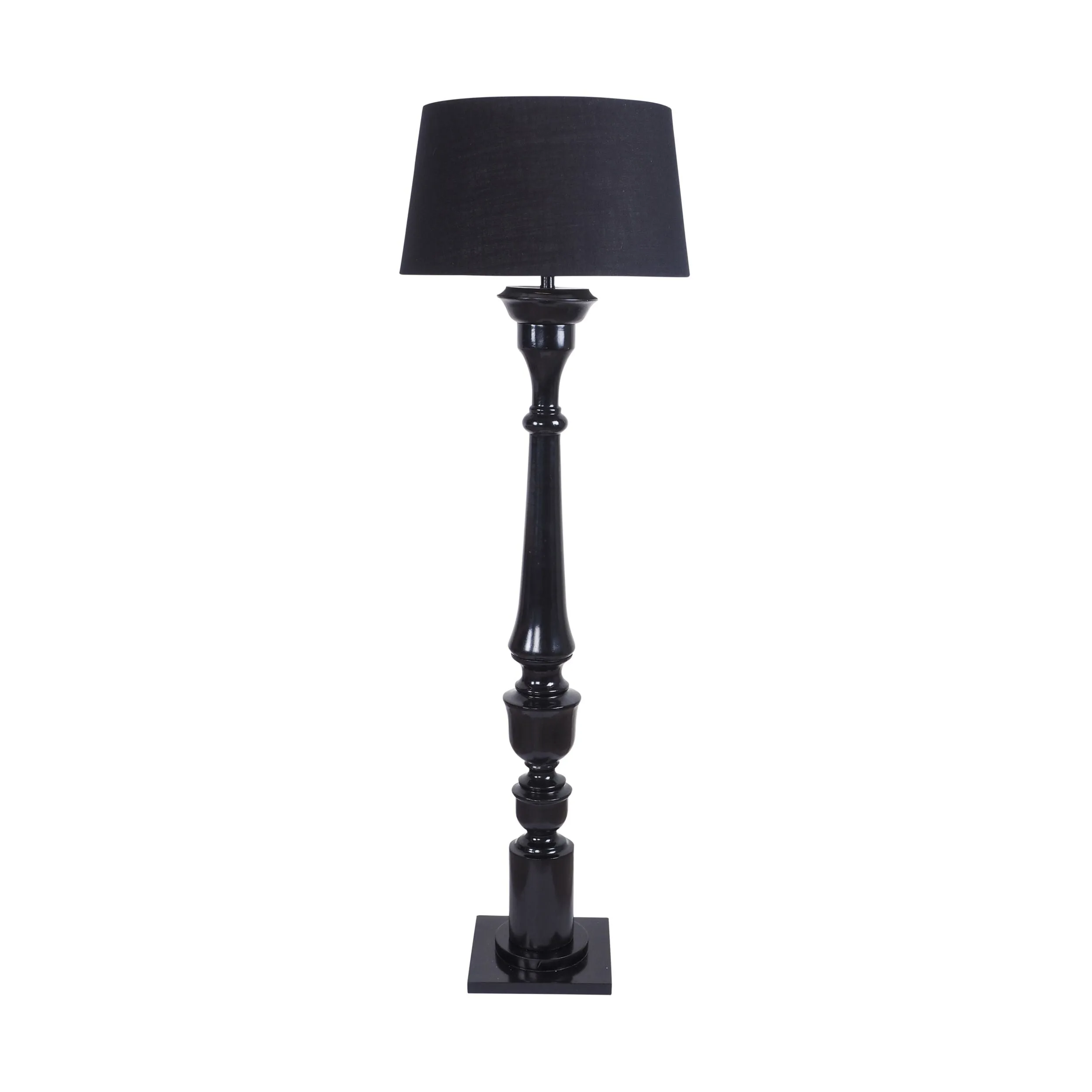 Antique Black Floor Lamp 160cm