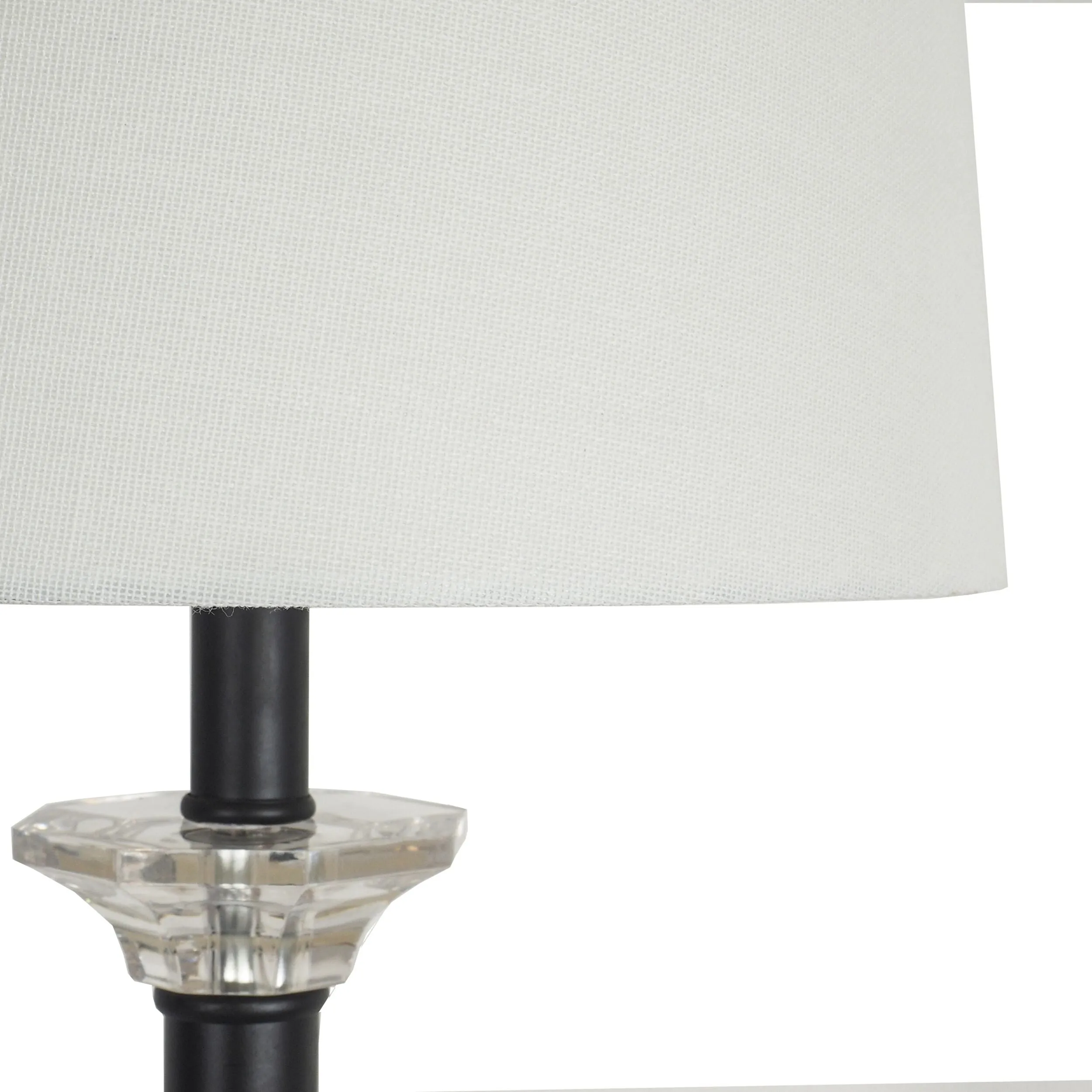 Astoria Crystal Glass Marble Table Lamp 73cm