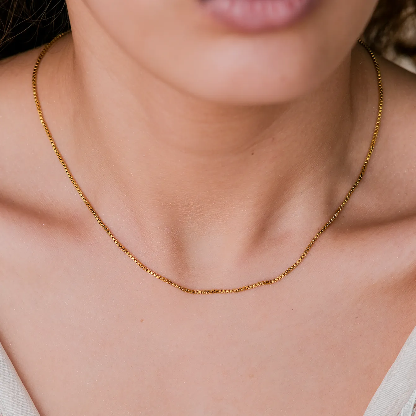 Astra Box Chain Necklace