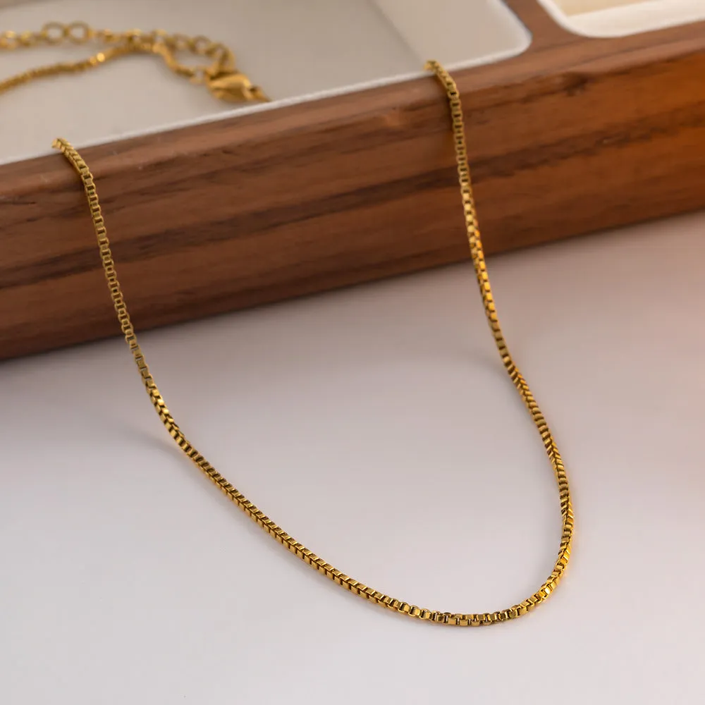 Astra Box Chain Necklace