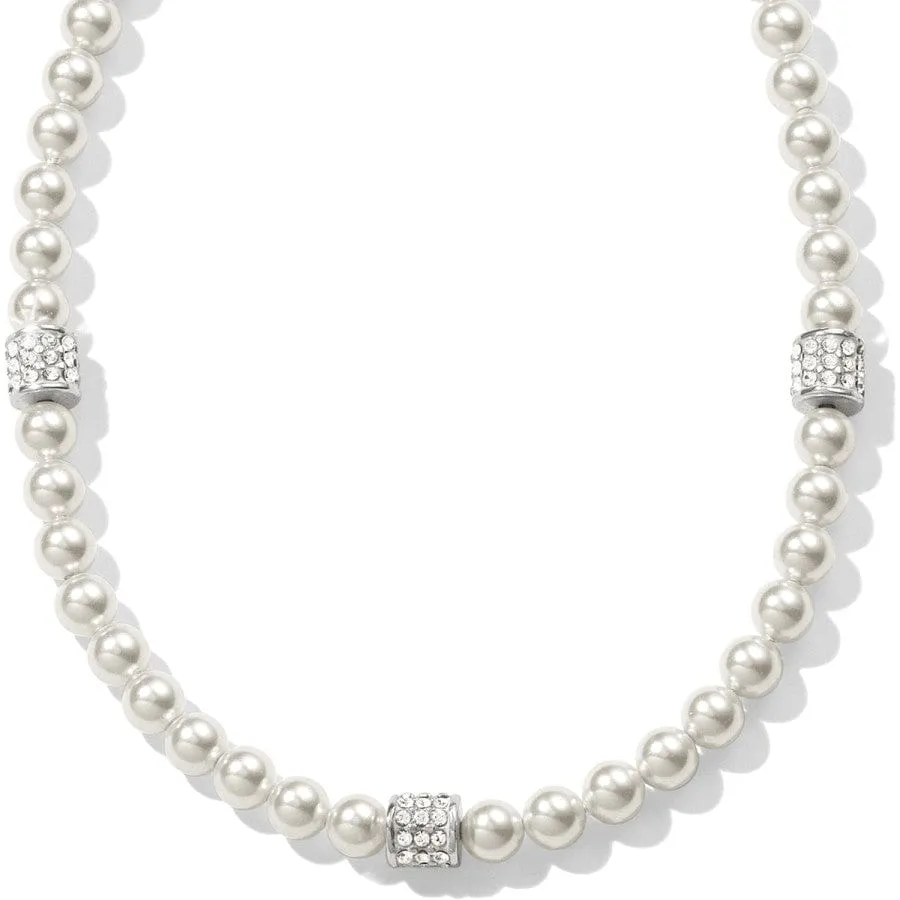 Brighton | Meridian Petite Pearl Station Necklace