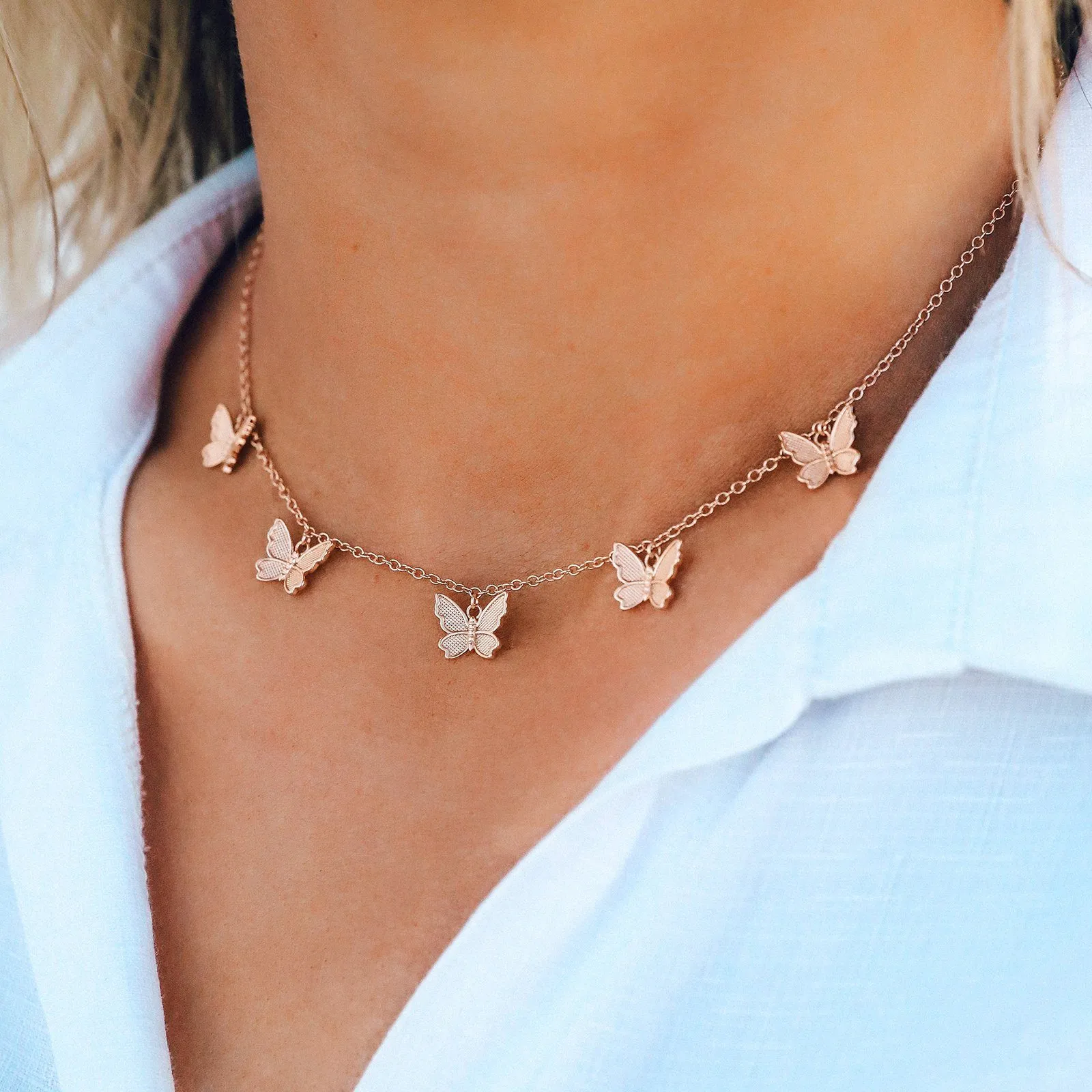 Butterfly In Flight Choker