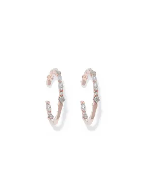 Camilla Jewelled Hoop Earrings