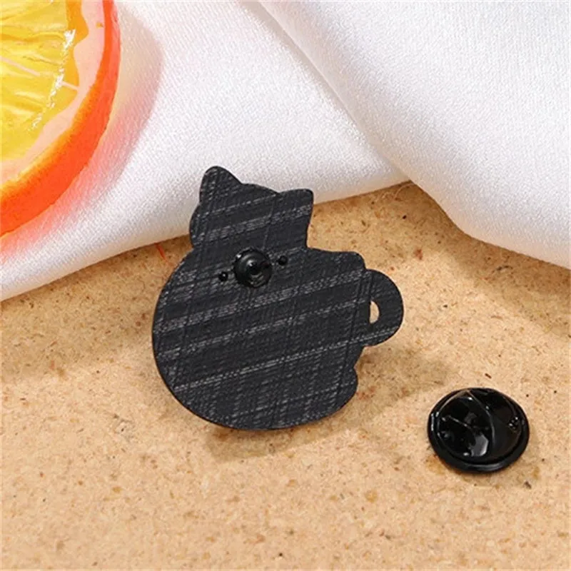 Cartoon Style Cute Cat Alloy Women's Brooches