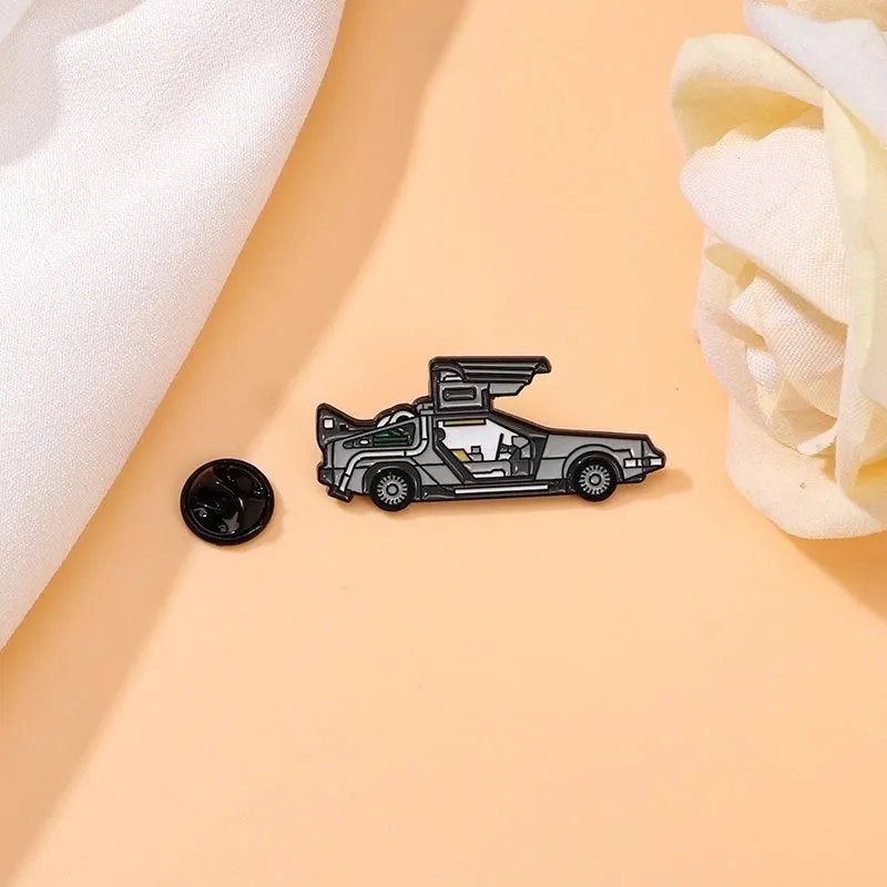 Cartoon Style Streetwear Cool Style Car Alloy Stoving Varnish Plating Unisex Badge Brooches Collar Pin