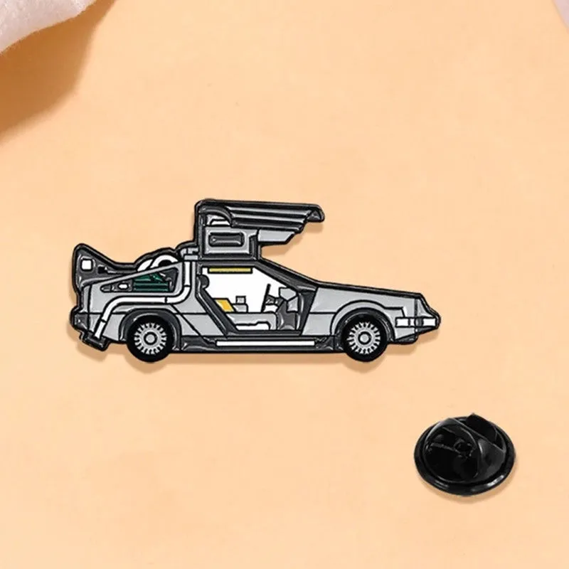 Cartoon Style Streetwear Cool Style Car Alloy Stoving Varnish Plating Unisex Badge Brooches Collar Pin