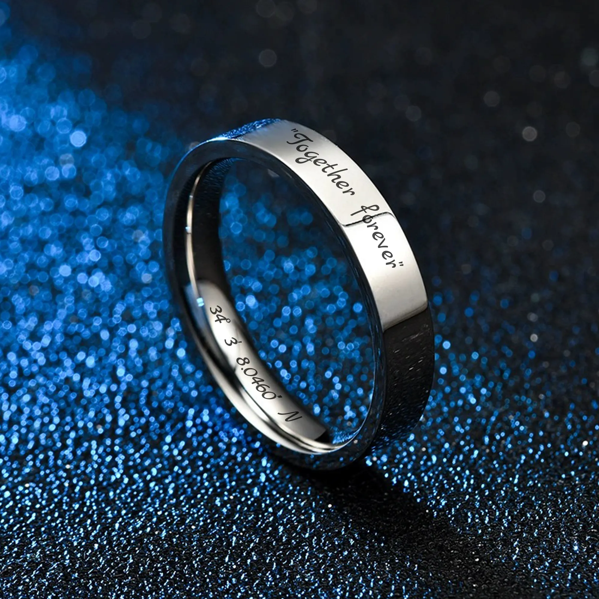 Classic Engraved Rings 4 MM KCLR 1