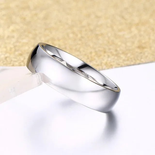 Classic Gold Stainless Steel Wedding Band