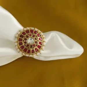 Classic Kundan Jadau Silver 92.5 Ring