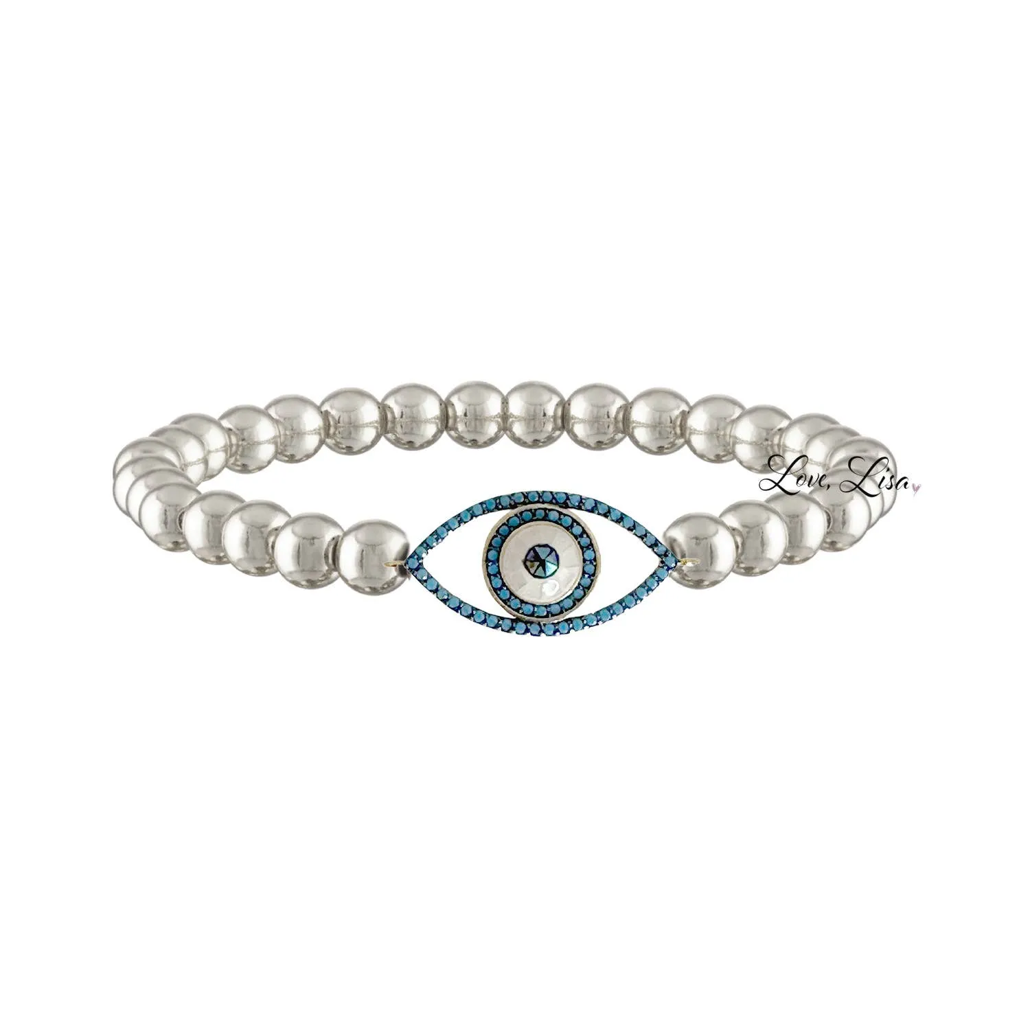 Colorful CZ Evil Eye Bracelet