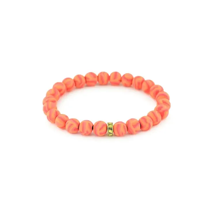 Coral Stack Bracelet