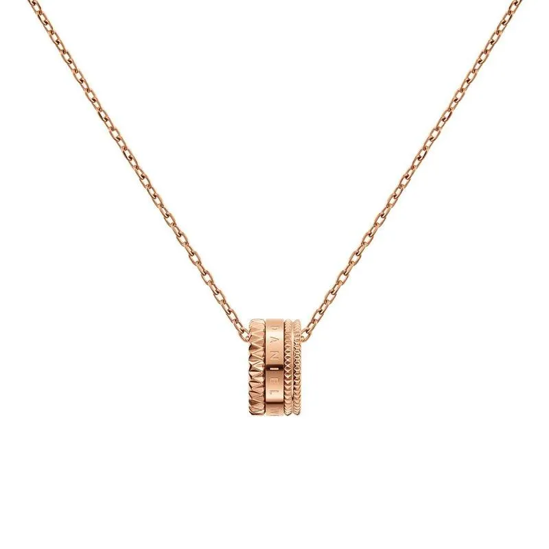 Daniel Wellington Elevation Necklace Rose Gold