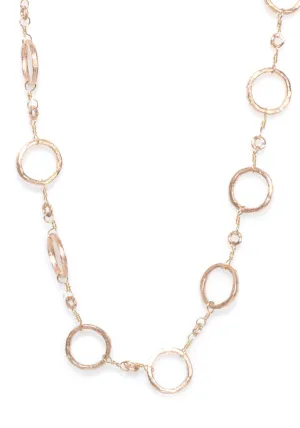 Dominique Cohen 18K Rose Gold Circle Chain Necklace | 20"