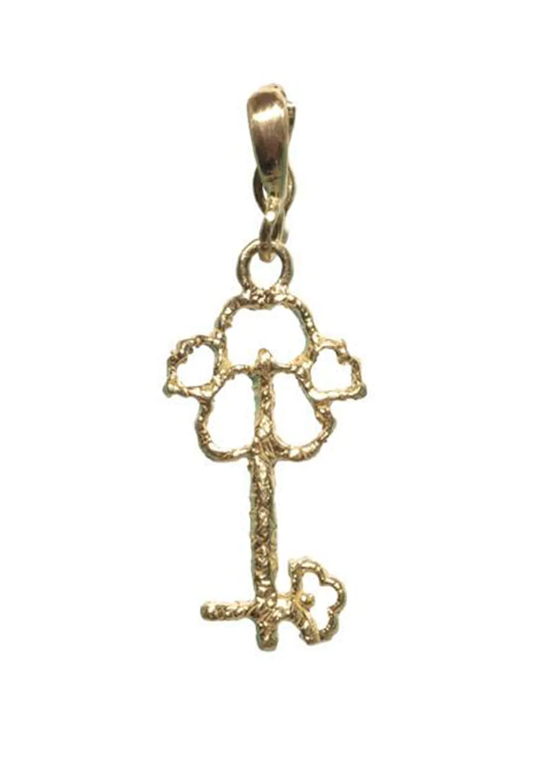 Dominique Cohen 18KYG Petite Floral Key Enhancer Pendant