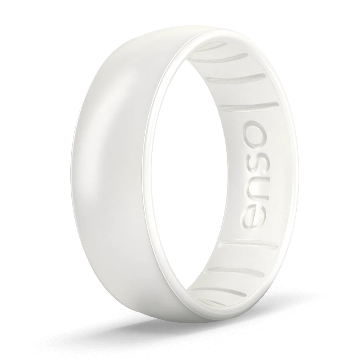 Elements Classic Silicone Ring - Pearl