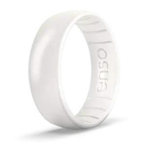 Elements Classic Silicone Ring - Pearl