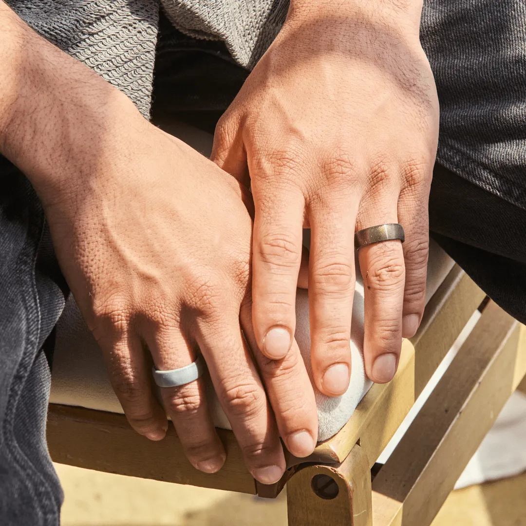 Elements Luxe Classic Silicone Ring - Meteorite