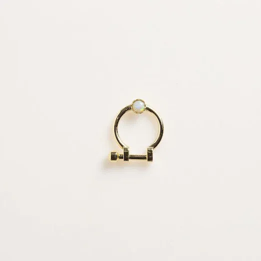 ELLE AIME 14k Color Connector - Hoop