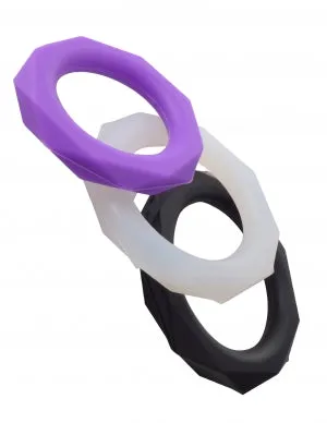 Fantasy C Ringz Silicone Designer Stamina Set Purple