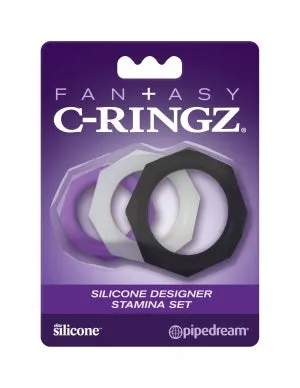 Fantasy C Ringz Silicone Designer Stamina Set Purple