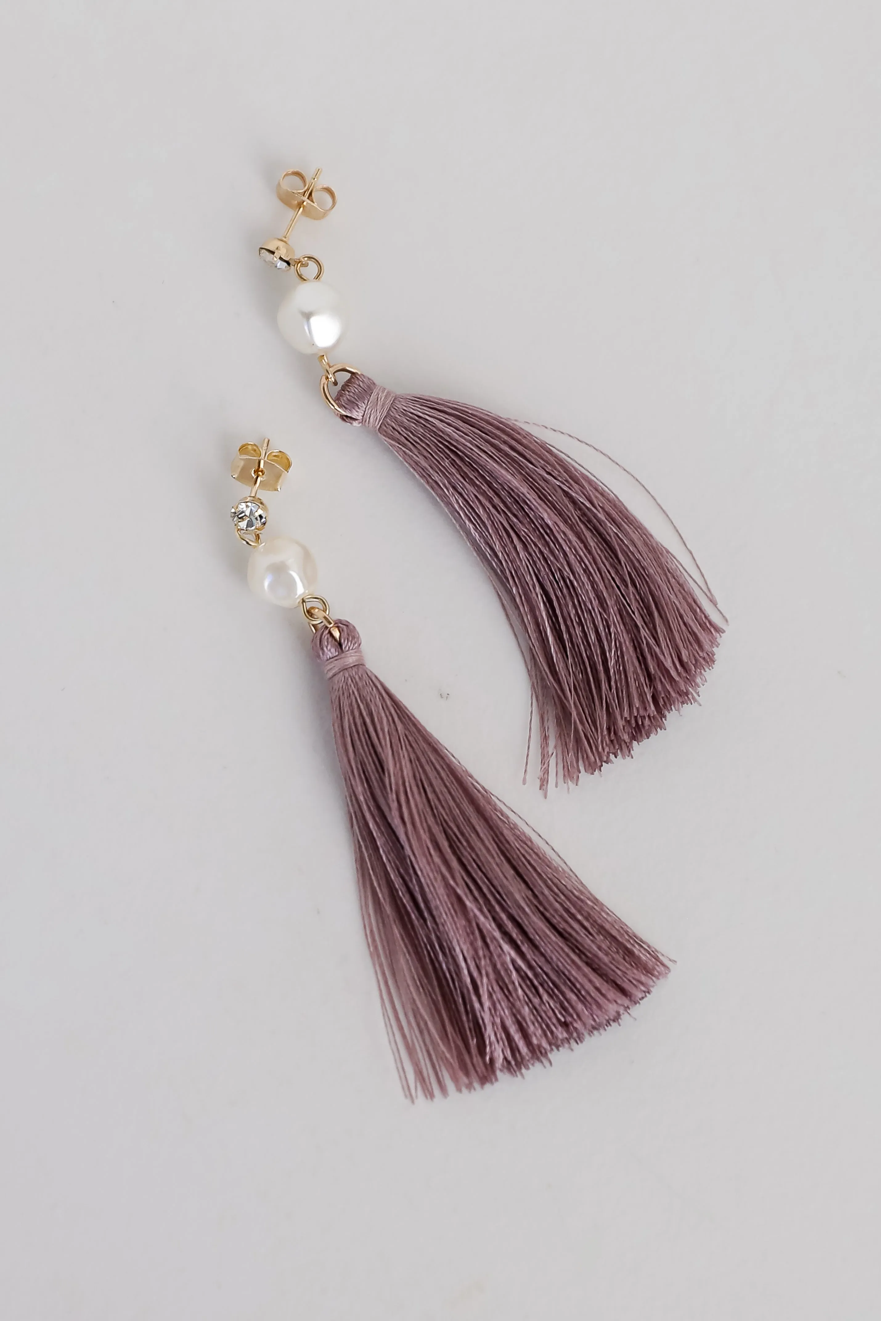 FINAL SALE - Bianca Gold Tassel Earrings