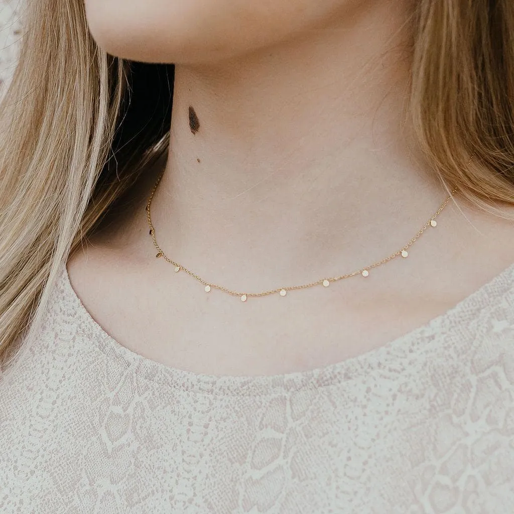 Floating Circle Necklace