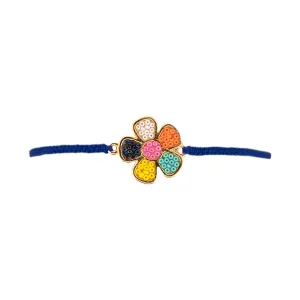 Flower Macrame Bracelet