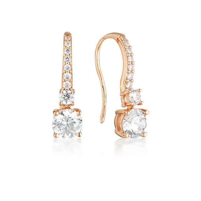 Georgini Iconic Bride Daphne Rose Gold Earrings