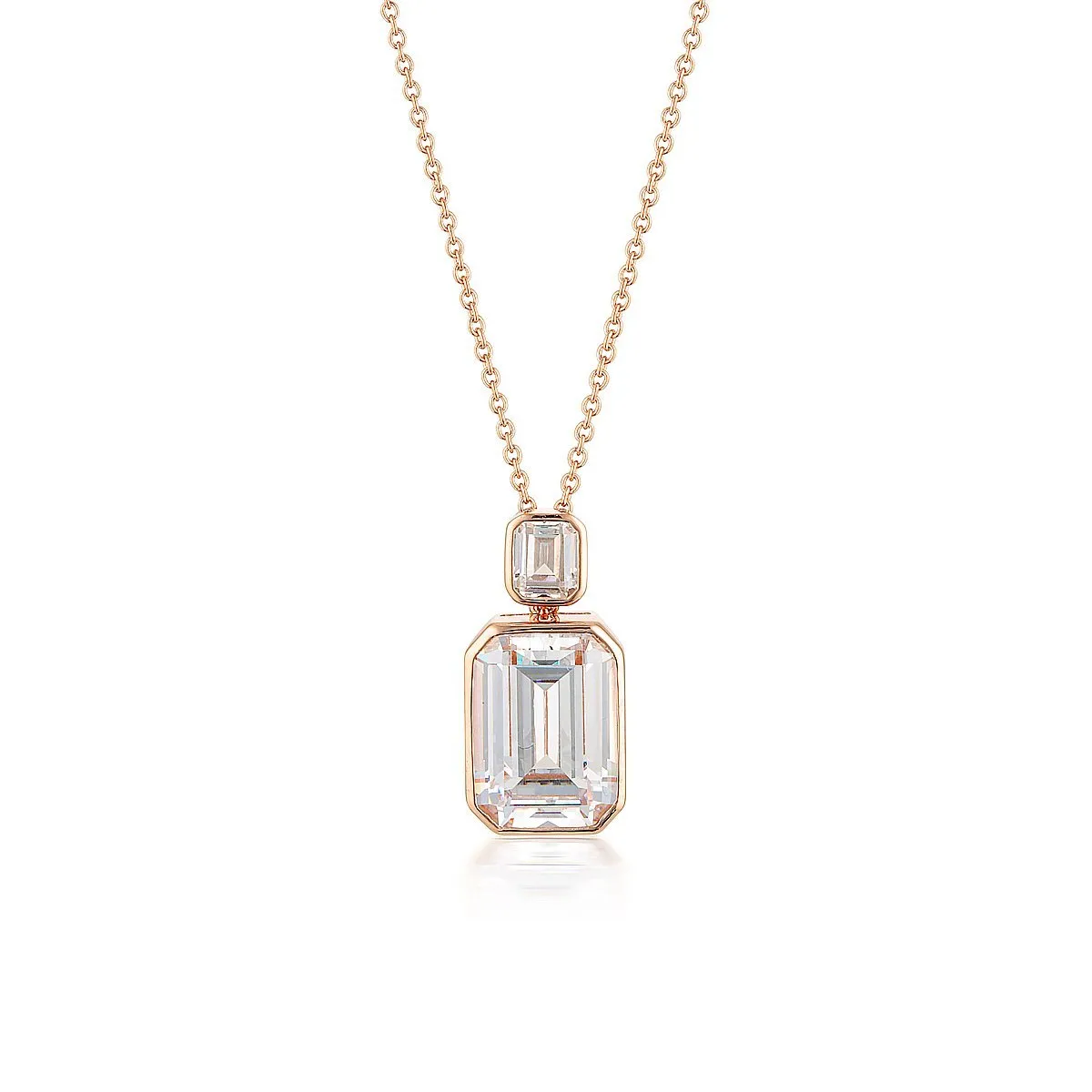 GEORGINI LUXE SONTUOSA PENDANT ROSE GOLD