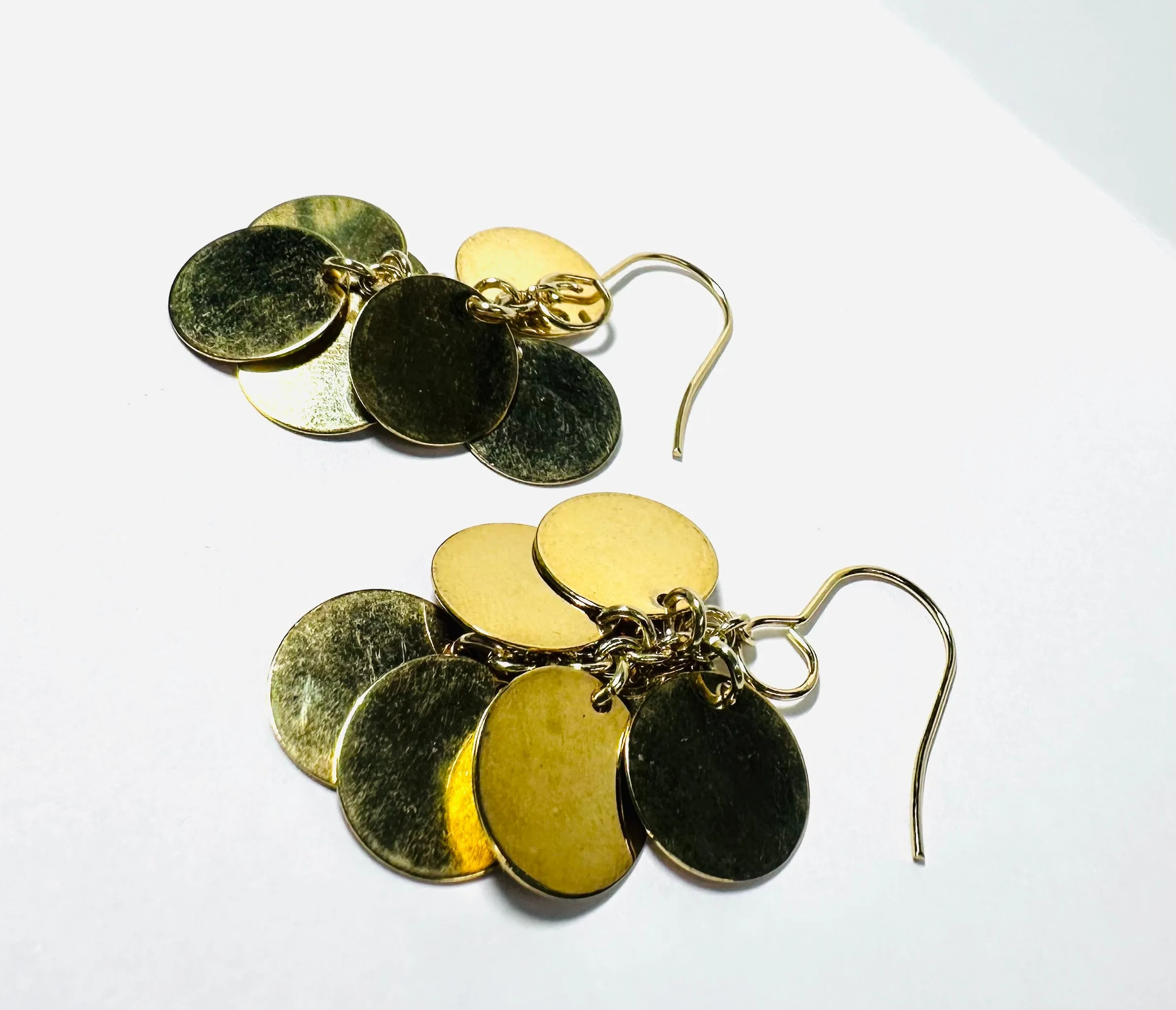 Golden Coin Earrings