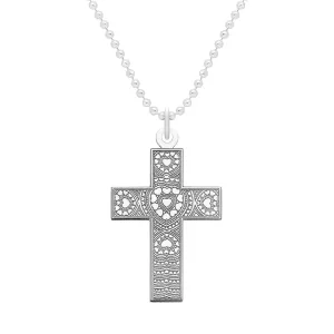 Heart Cross Necklace