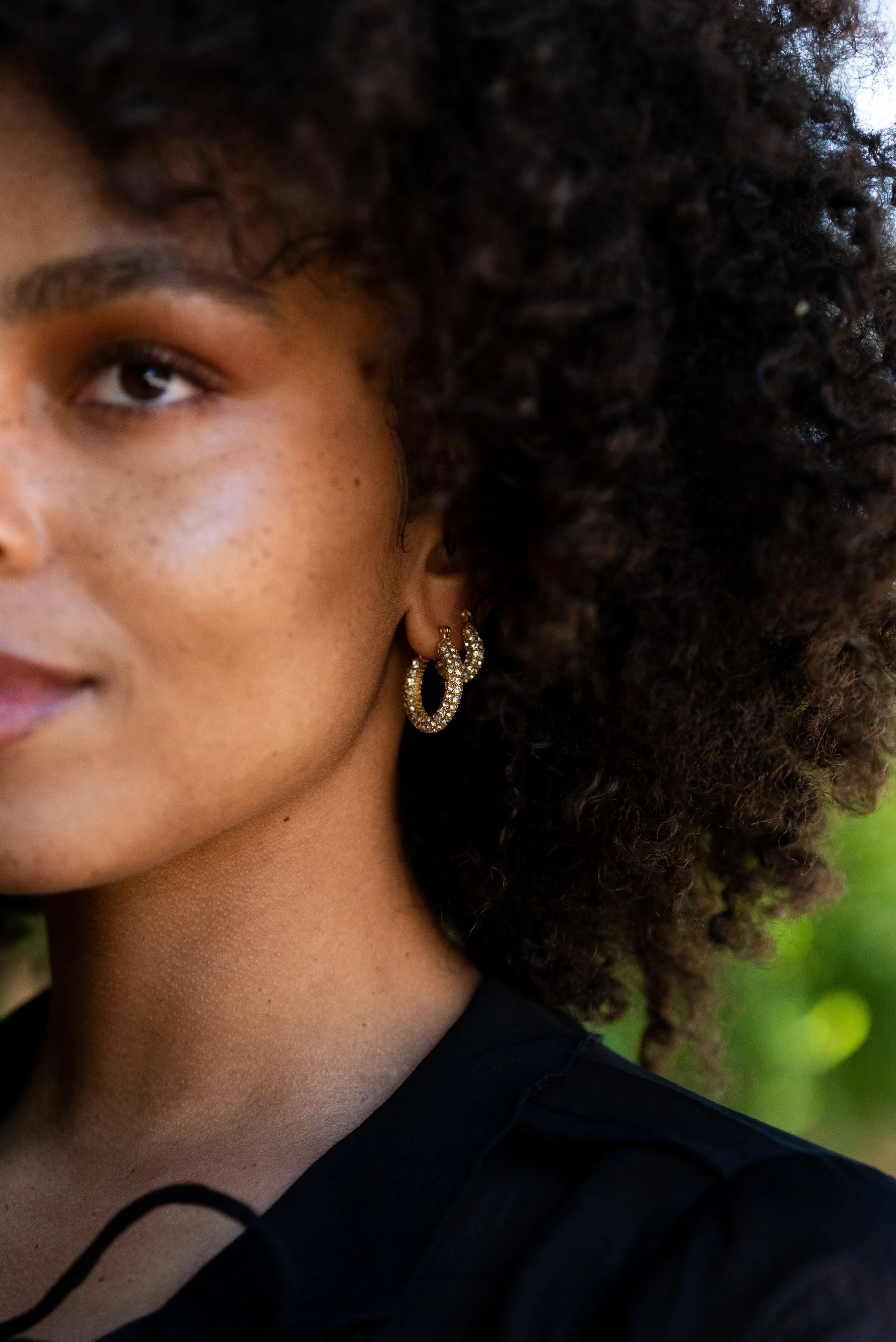 HOLIDAY HOOP EARRINGS