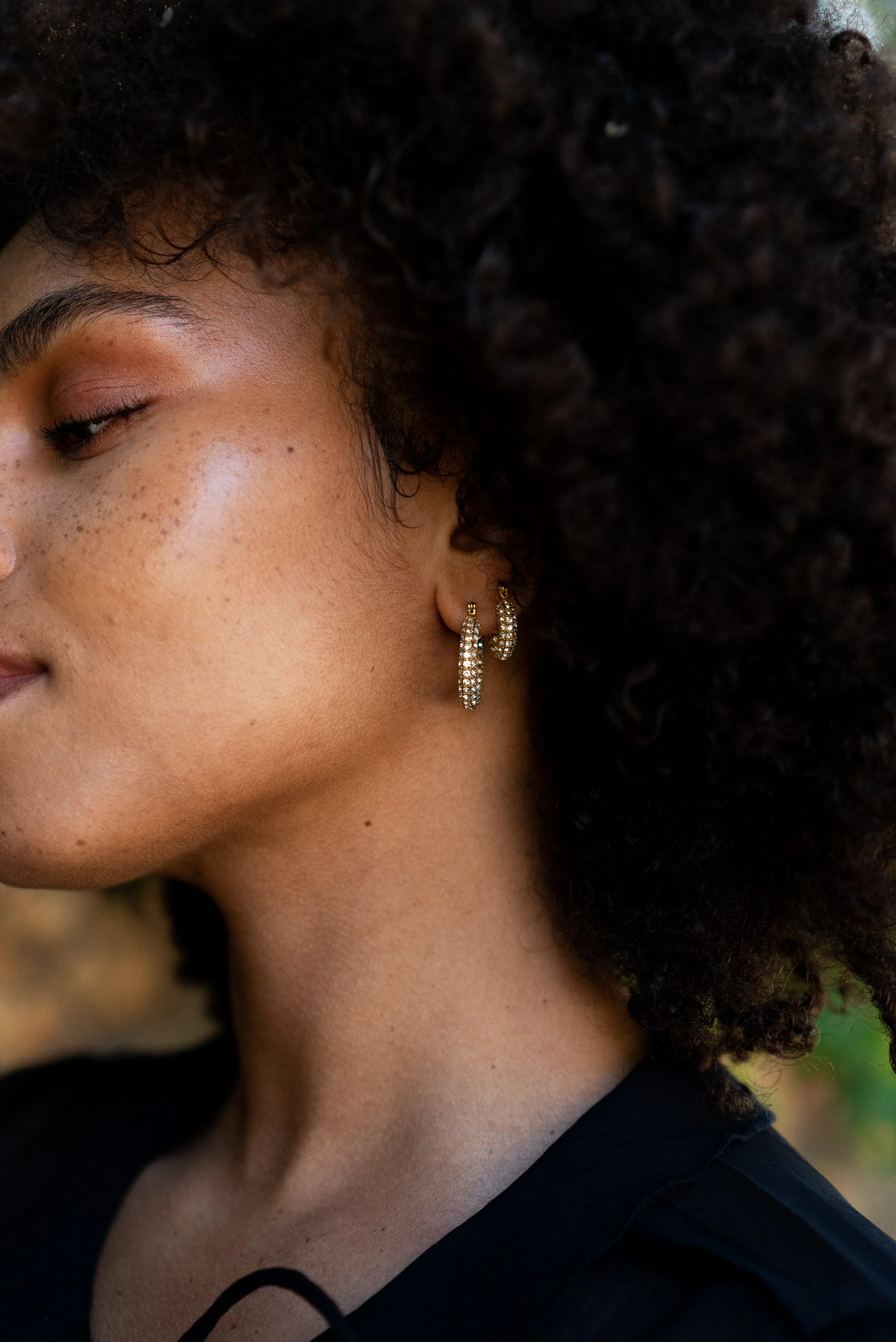 HOLIDAY HOOP EARRINGS