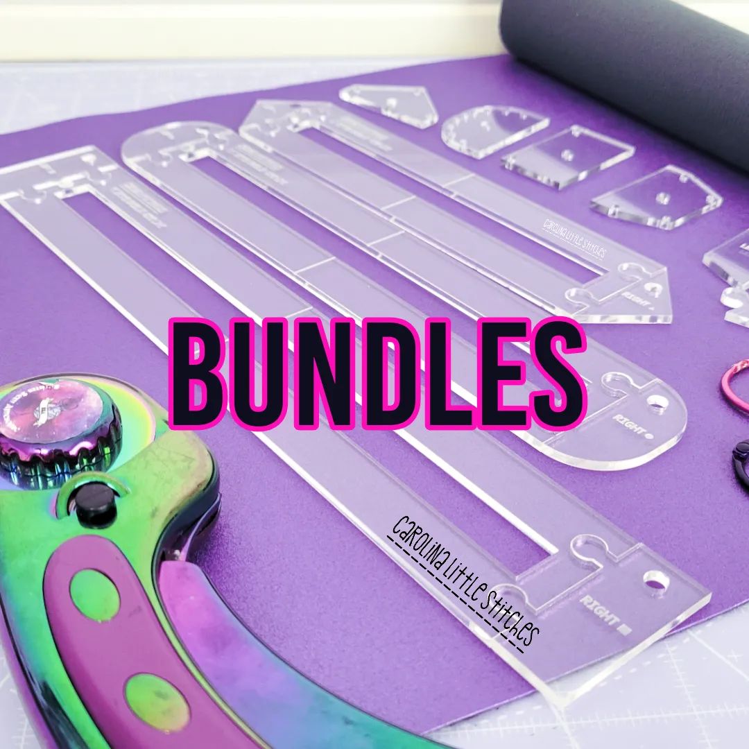 Interchangeable Zipper Overlay Templates BUNDLES