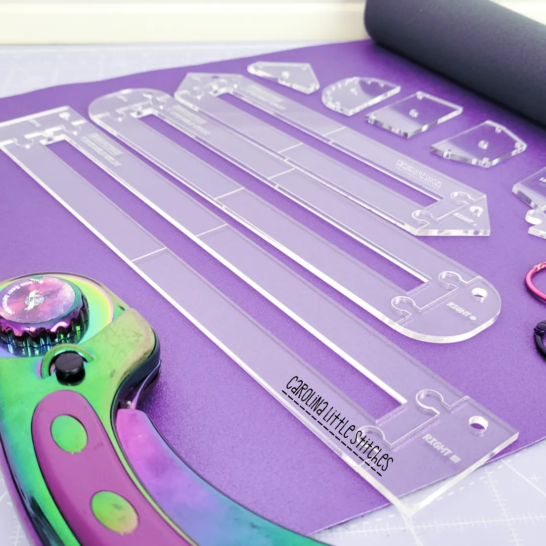 Interchangeable Zipper Overlay Templates BUNDLES