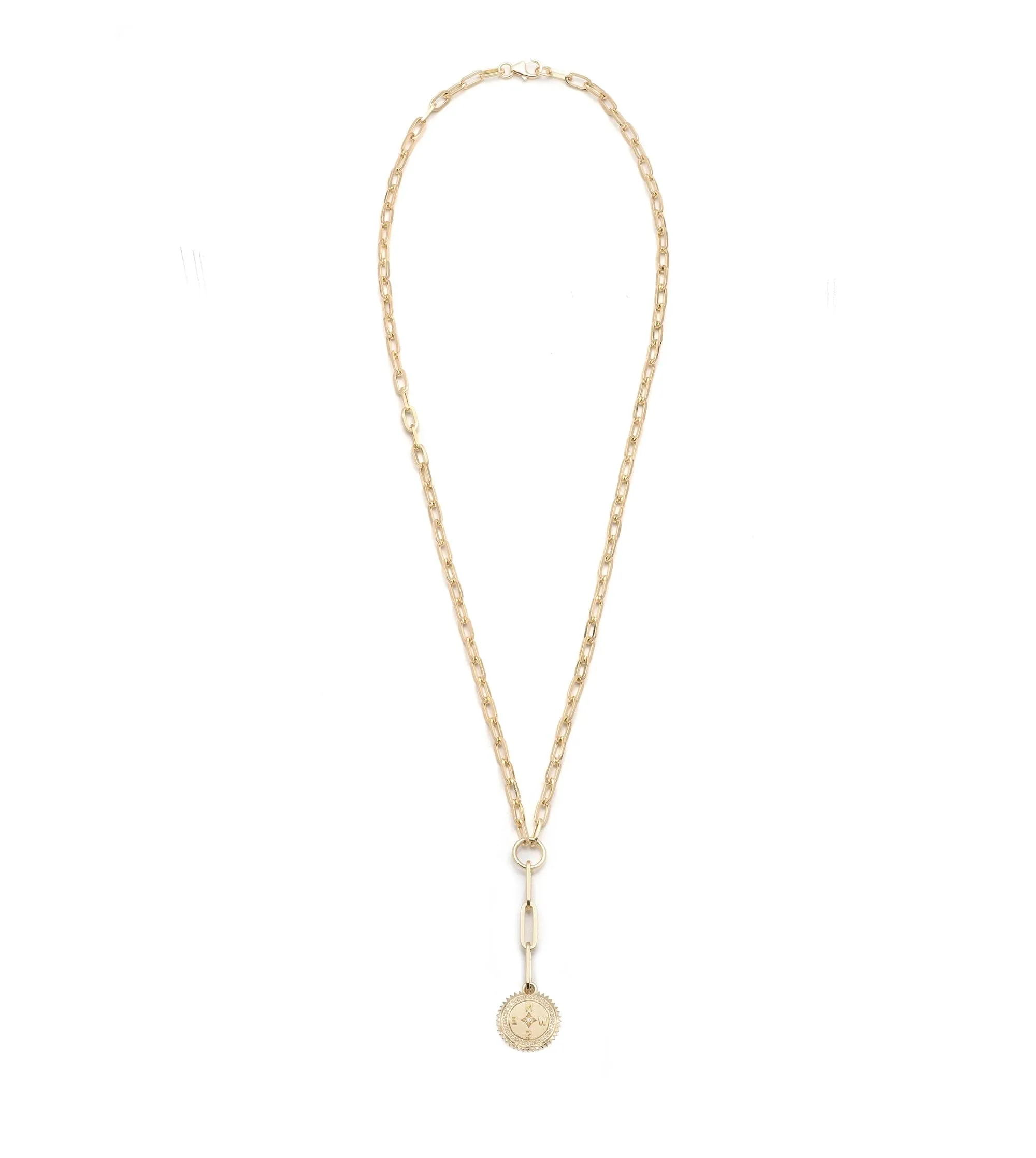 Internal Compass : Refined Clip Extension Chain Necklace