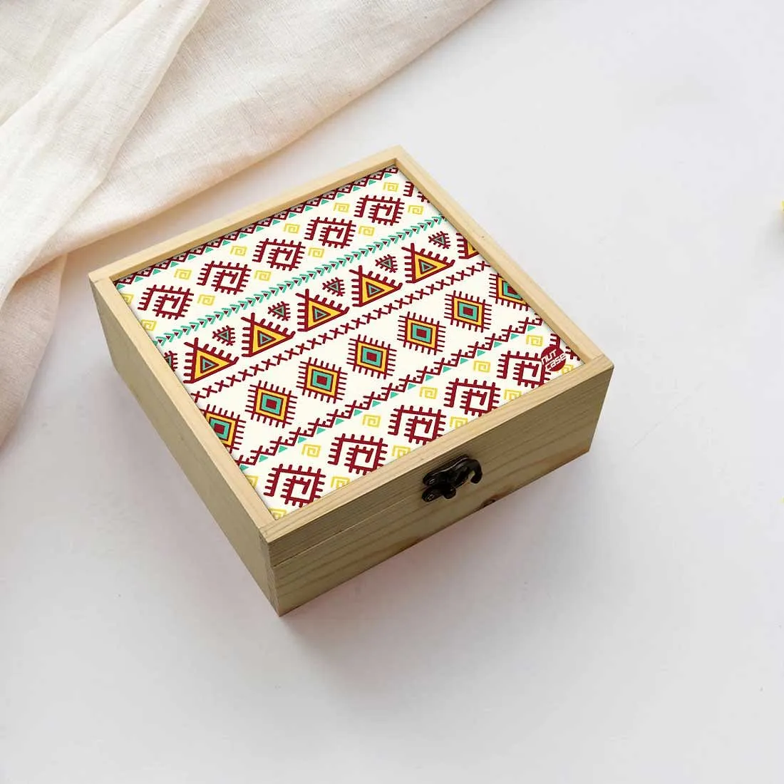 Jewellery Box Makepup Organizer -  Ethnic Patterns