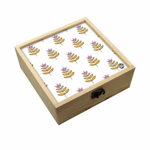 Jewellery Box Wooden Jewelry Organizer -  Ethnic Leaf