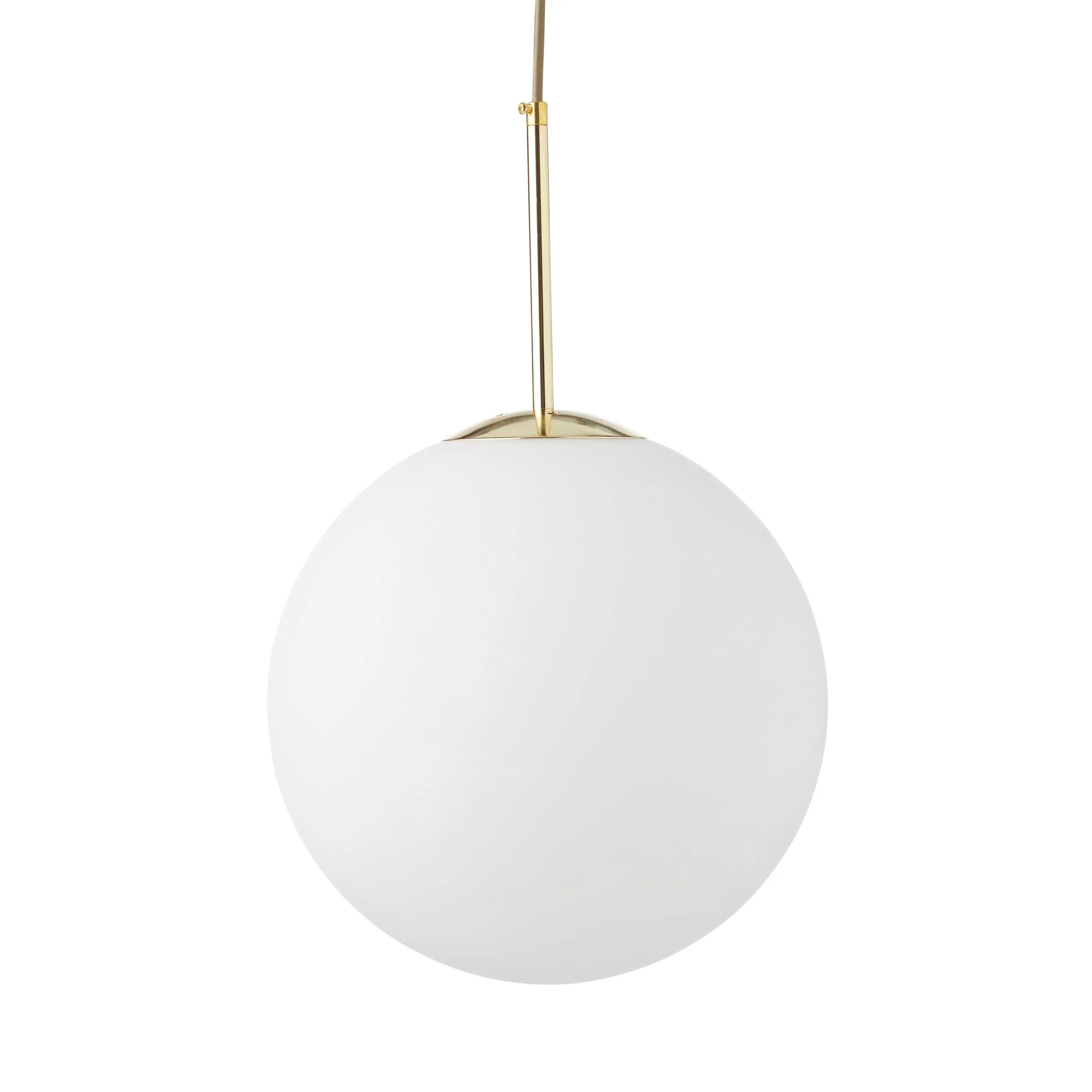 Julietta Brass Pendant White