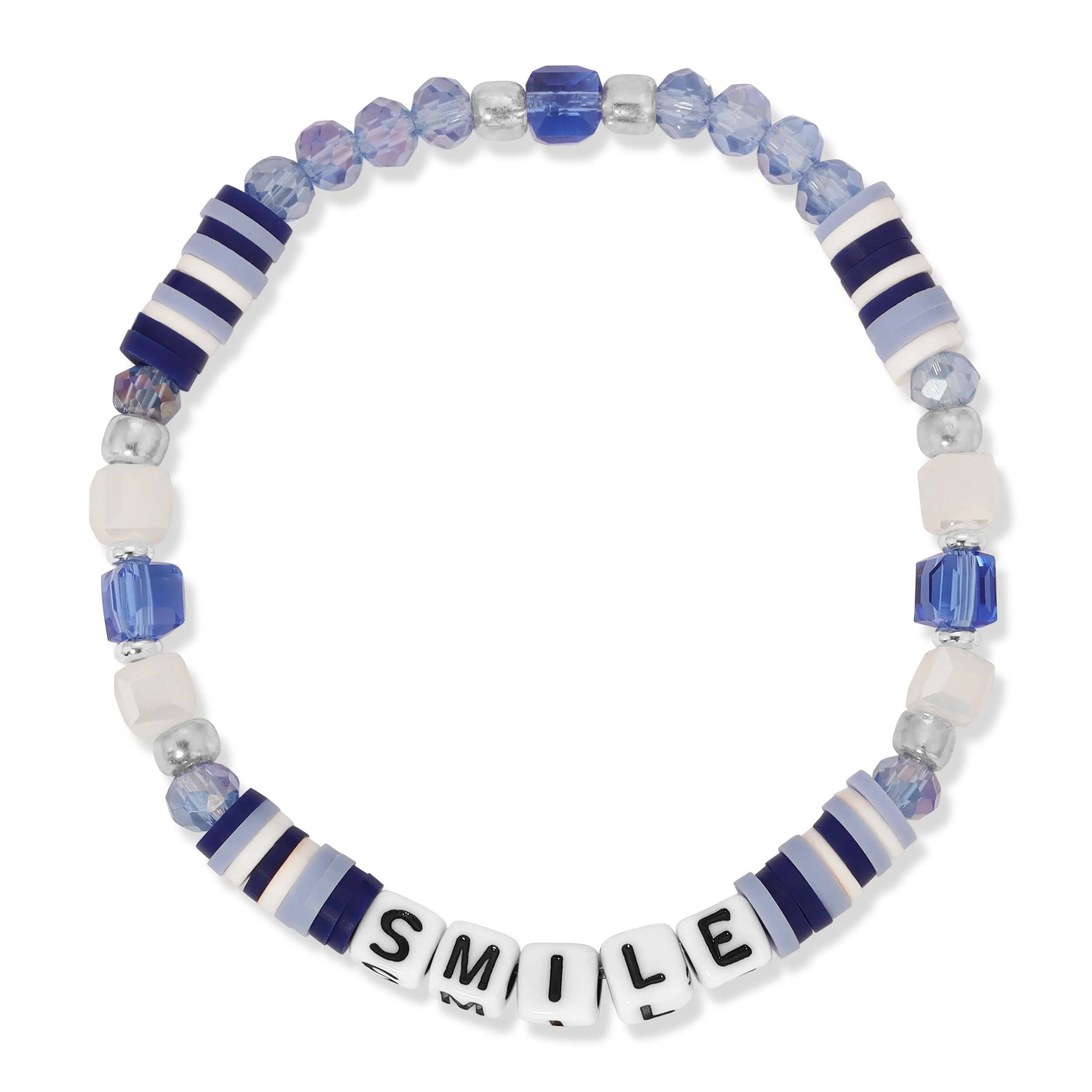 Kids Colorful Word Bracelets Select from 12 Styles: Fearless - Cranberry