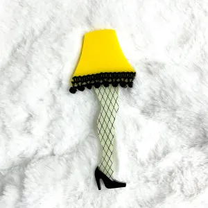 Leg Lamp Brooch by Vinca