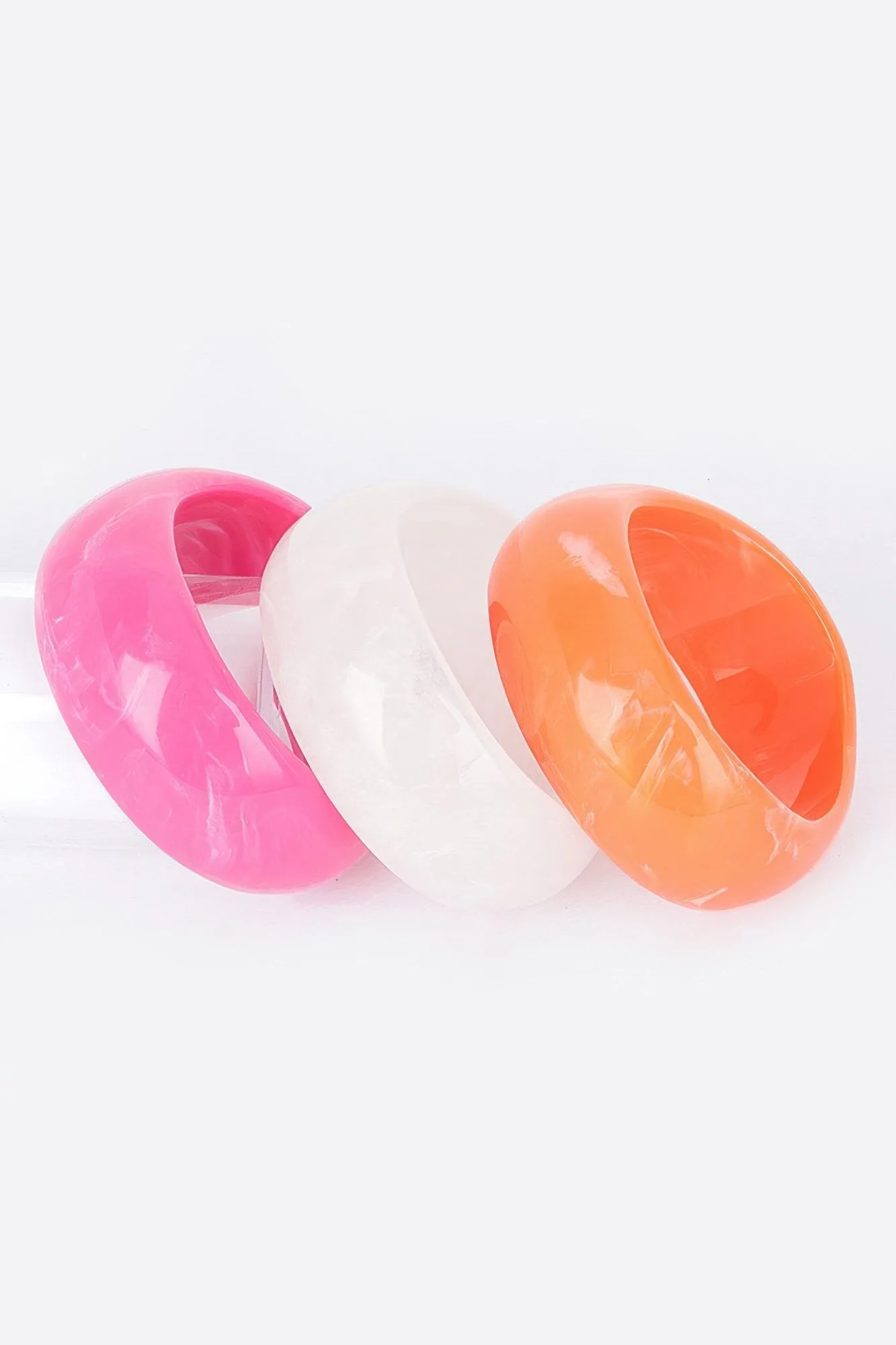 Multi Resin Bangle Bracelet