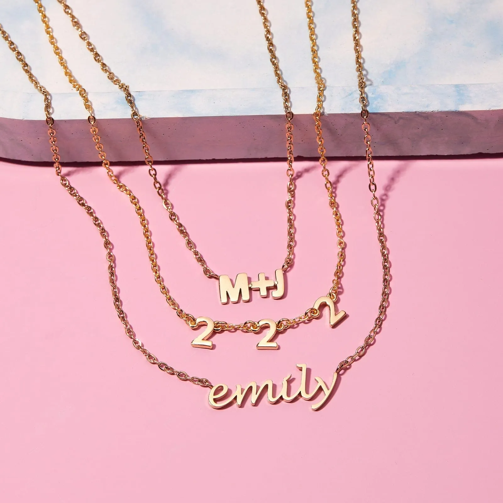 Name Charm Necklace