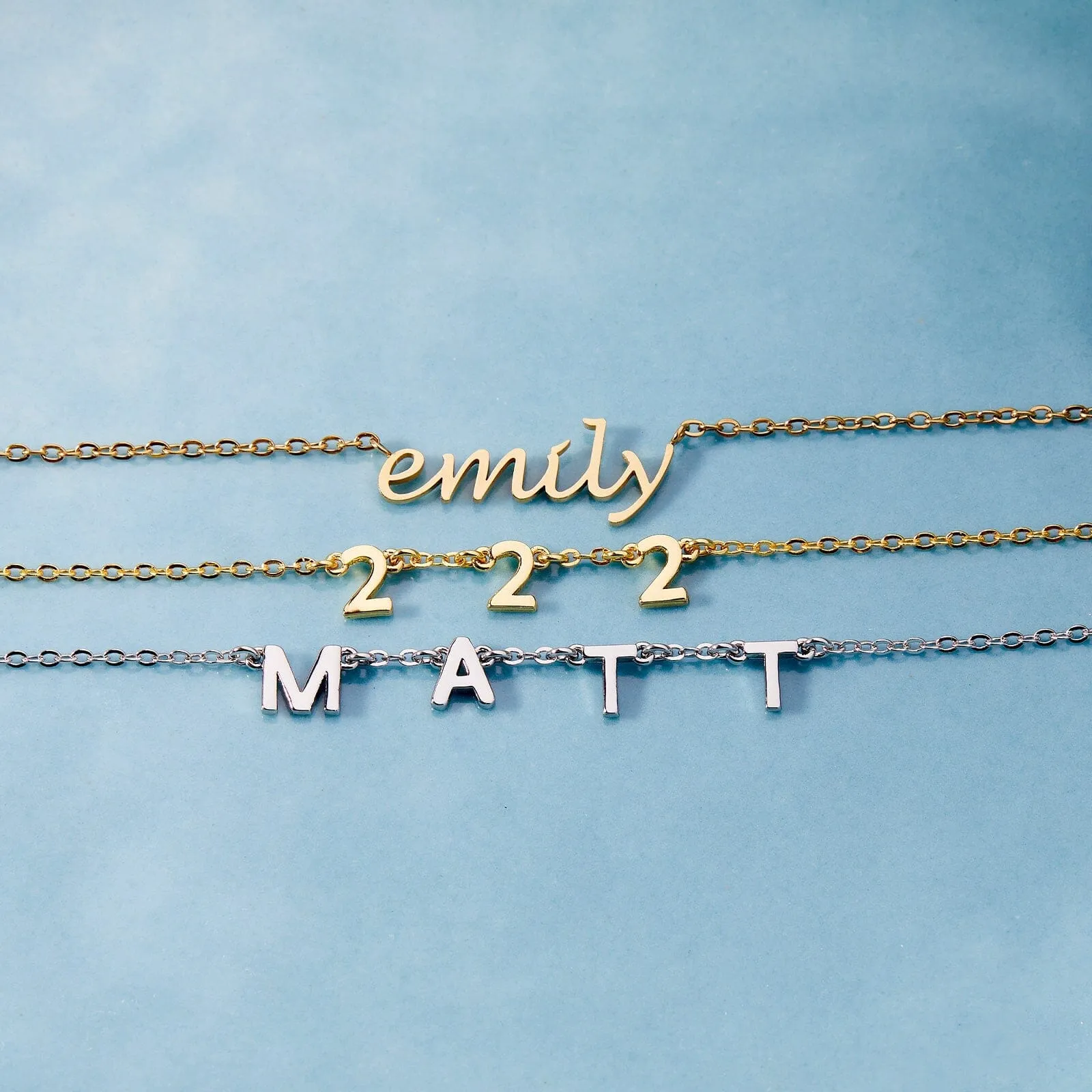 Name Charm Necklace