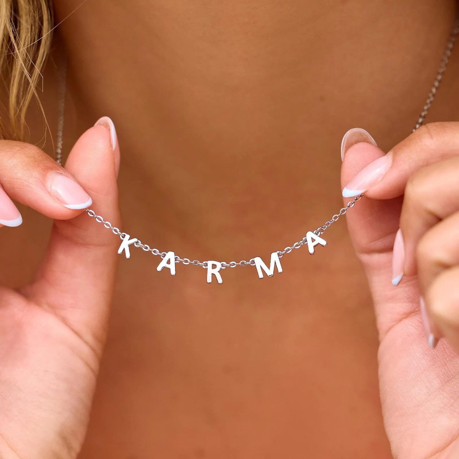 Name Charm Necklace